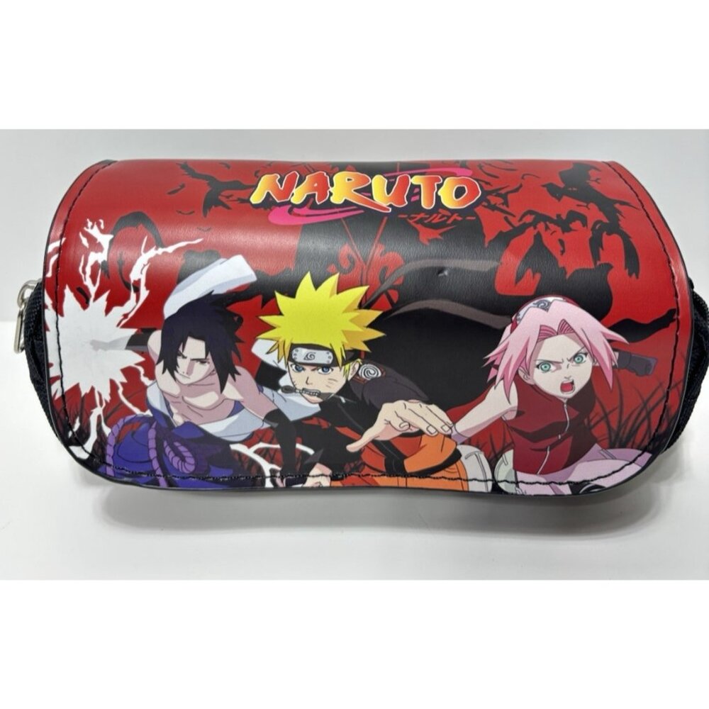 Naruto Anime Figure Pencil Case Cartoon Supply Case for School Cosplay, As-is